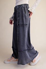 Weekend Ritual Self Fray Washed Terry Pants - Westly