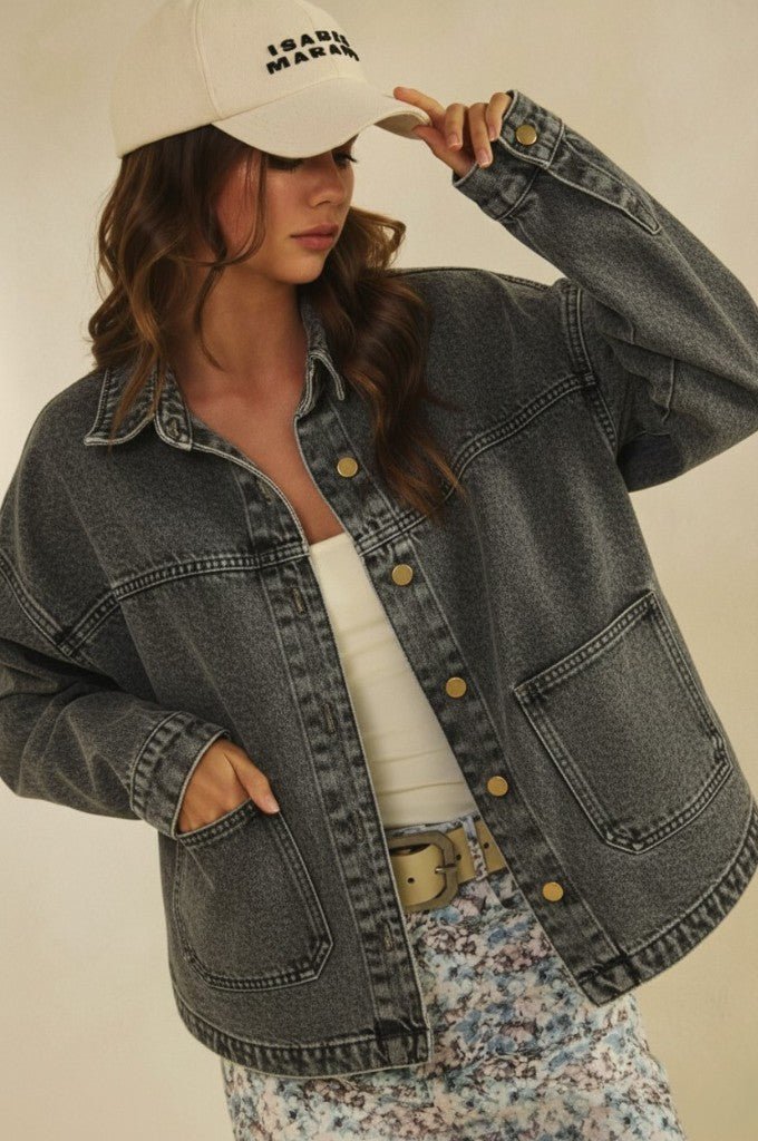 Weekend Wanderer Vintage Denim Jacket - Westly