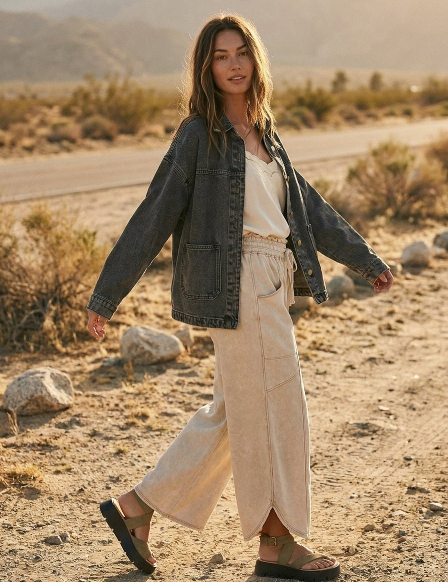 Weekend Wanderer Vintage Denim Jacket - Westly
