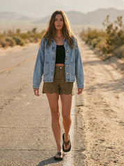 Weekend Wanderer Vintage Denim Jacket - Westly
