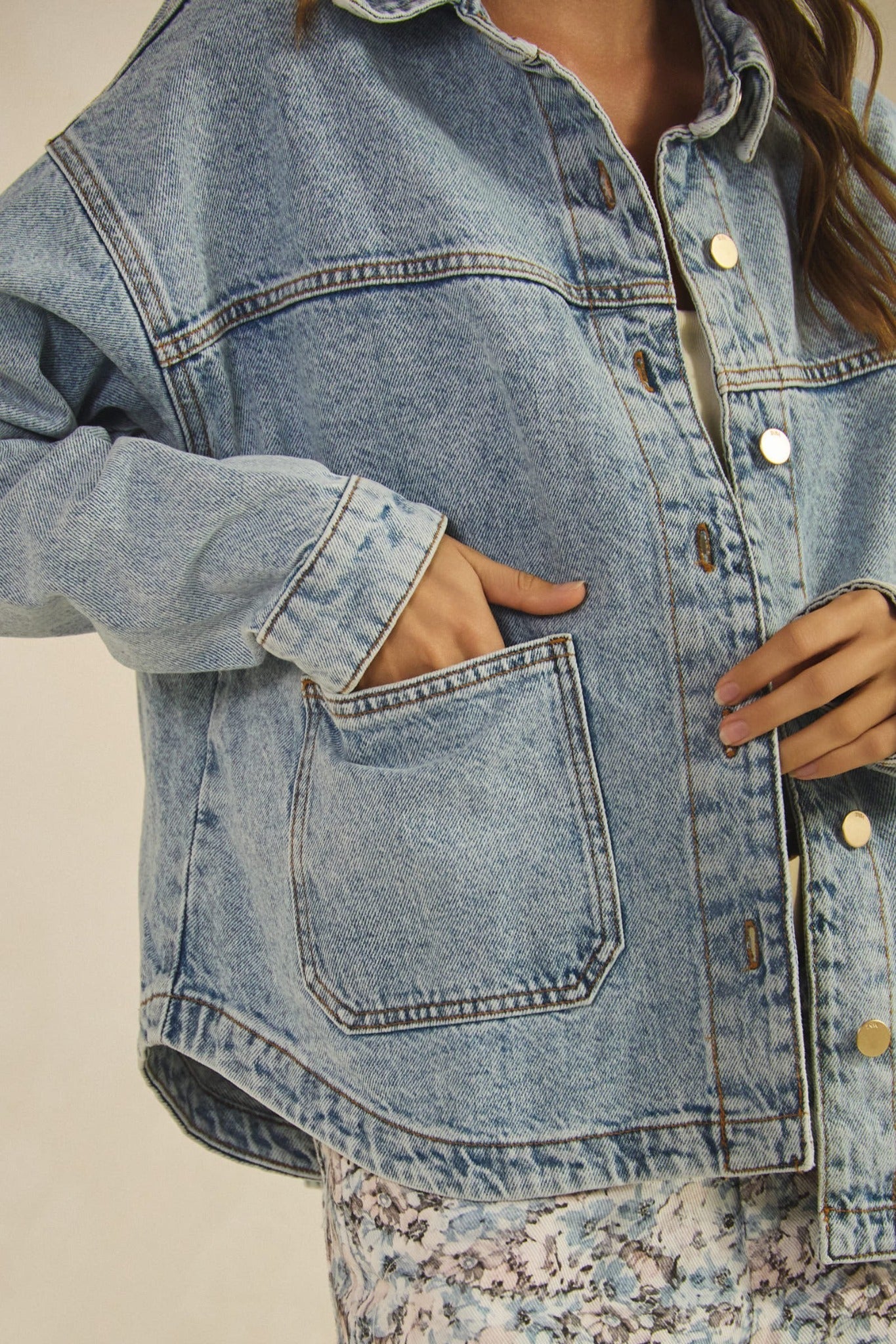 Weekend Wanderer Vintage Denim Jacket - Westly
