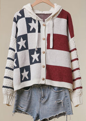 Westbound USA Knit Cardigan - Westly