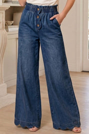 Western Palm High - Rise Wide - Leg Pants - Westly