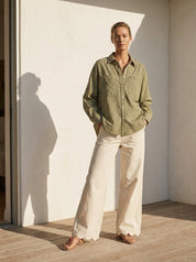 Western Palm High - Rise Wide - Leg Pants - Westly
