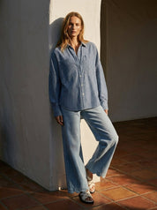 Western Palm High - Rise Wide - Leg Pants - Westly