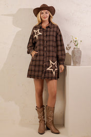 Western Star Plaid Overshirt - Westly