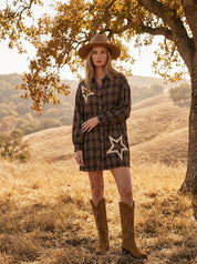 Western Star Plaid Overshirt - Westly