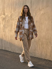 Weston Frayed Edge Plaid Shacket - Westly