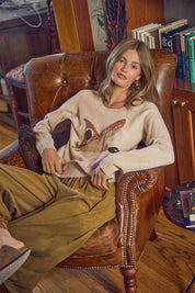 Wetlands Mallard Intarsia Sweater - Oatmeal