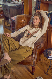 Wetlands Mallard Intarsia Sweater - Oatmeal