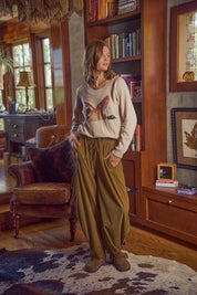 Wetlands Mallard Intarsia Sweater - Oatmeal