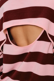 Wide Angle Open Back Sweatshirt - Westly