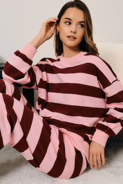 Wide Angle Striped Wide Leg Sweatpants - Westly