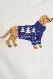 Wilbur Dachshund Intarsia Sweater - Westly