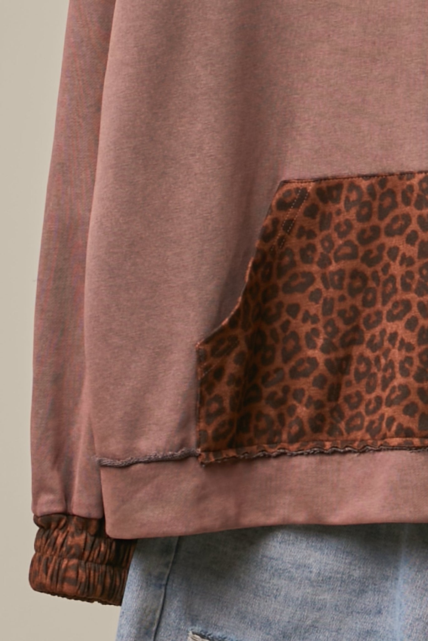 Wild At Heart Leopard Accent Hoodie - Westly