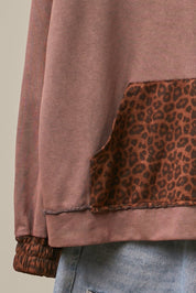 Wild At Heart Leopard Accent Hoodie - Westly