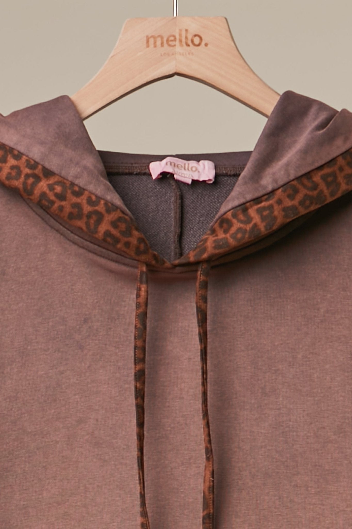 Wild At Heart Leopard Accent Hoodie - Westly