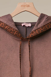 Wild At Heart Leopard Accent Hoodie - Westly