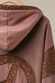 Wild At Heart Leopard Accent Hoodie - Westly