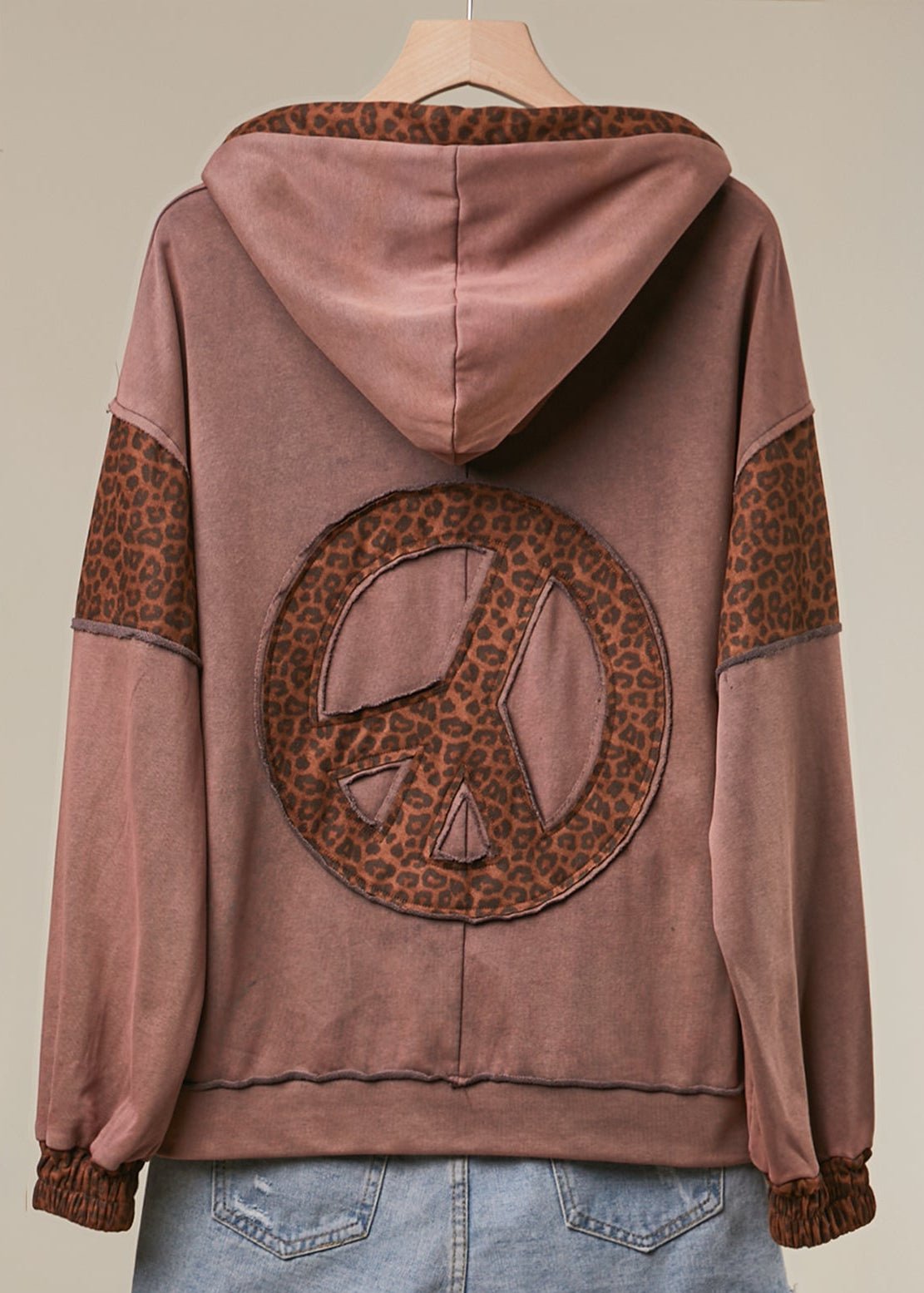 Wild At Heart Leopard Accent Hoodie - Westly