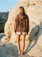 Wild At Heart Leopard Accent Hoodie - Westly