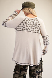 Wild Days Washed Thermal Henley - Westly