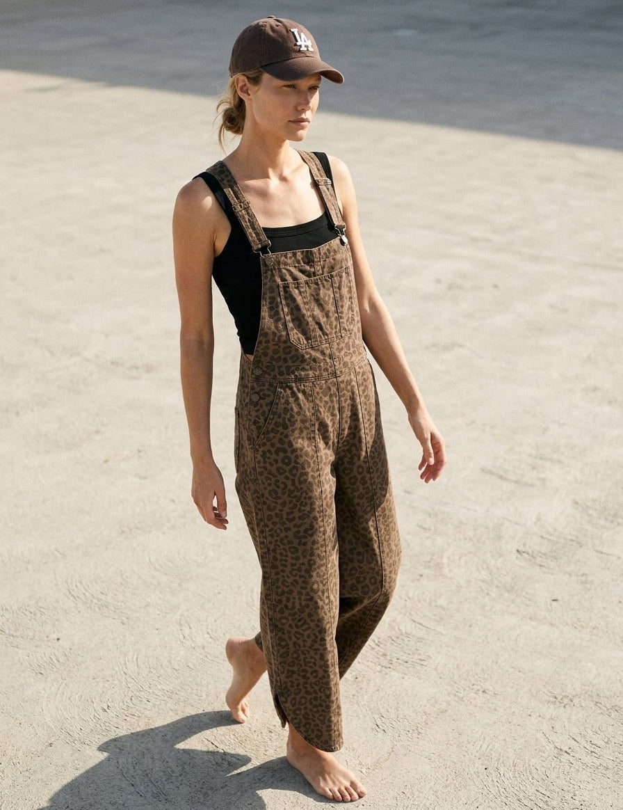 Wild Thing Relaxed Fit Tulip Hem Overalls - Westly