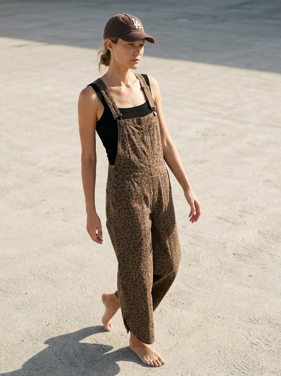 Wild Thing Relaxed Fit Tulip Hem Overalls - Westly