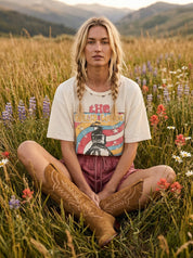 Wild West Graphic Distressed Tee - Westly