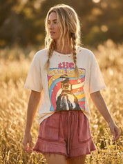 Wild West Graphic Distressed Tee - Westly