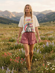 Wild West Graphic Distressed Tee - Westly