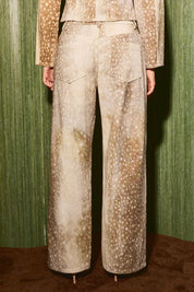 Wildcat Animal Print Pants in Tan Animal - product photo 6
