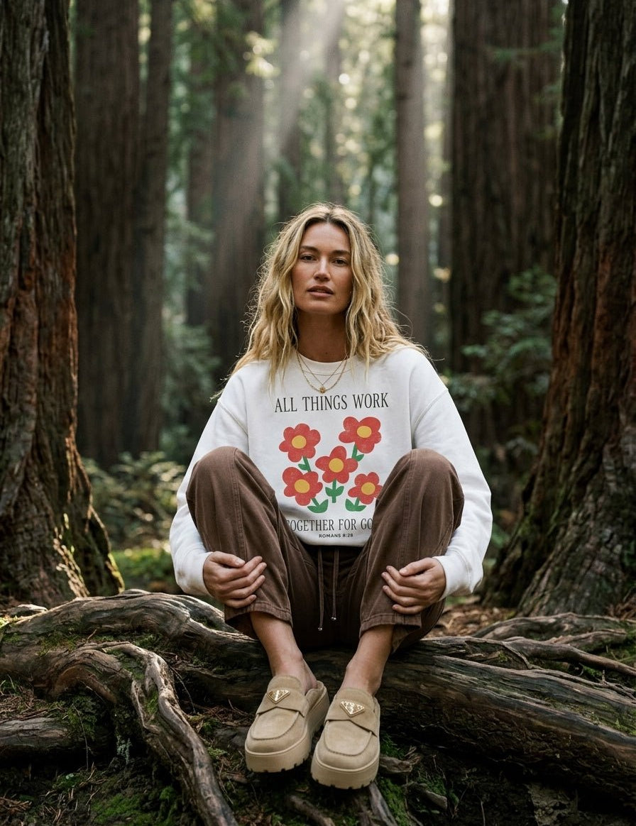 Wildflower Grace Oversized Sweatshirt - Westly