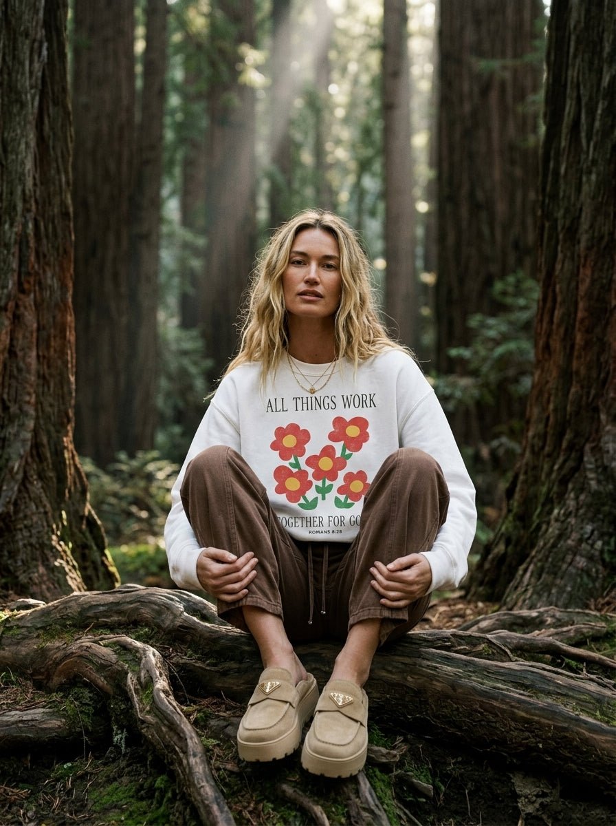 Wildflower Grace Oversized Sweatshirt - Westly