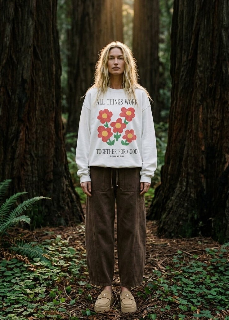 Wildflower Grace Oversized Sweatshirt - Westly