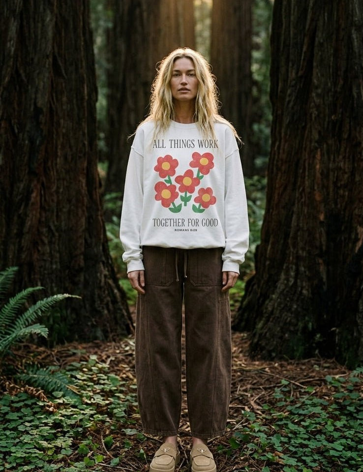 Wildflower Grace Oversized Sweatshirt - Westly