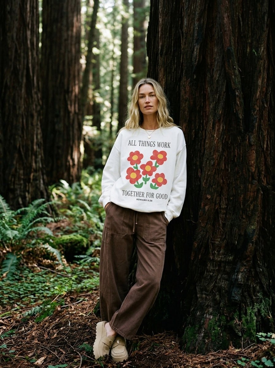 Wildflower Grace Oversized Sweatshirt - Westly