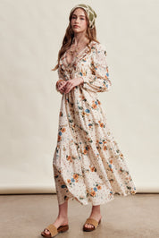 Wildflower Hour Smocked Maxi Dress in Ecru - product photo 8