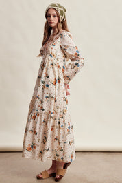 Wildflower Hour Smocked Maxi Dress in Ecru - product photo 10