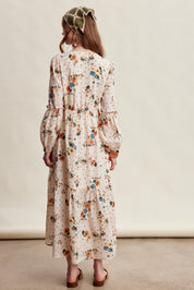 Wildflower Hour Smocked Maxi Dress in Ecru - product photo 11