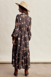 Wildflower Hour Smocked Maxi Dress in Mocha - product photo 10