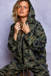Wildflower Recon Camo Zip-Up Hoodie - Westly