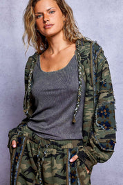 Wildflower Recon Camo Zip-Up Hoodie - Westly