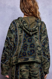 Wildflower Recon Camo Zip-Up Hoodie - Westly