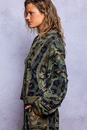 Wildflower Recon Camo Zip-Up Hoodie - Westly