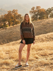 Wildwood Leopard Colorblock Hoodie - Westly