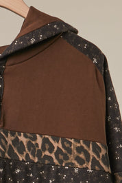 Wildwood Leopard Colorblock Hoodie - Westly