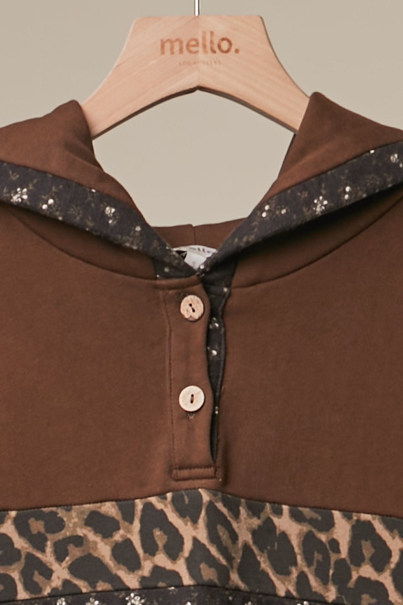 Wildwood Leopard Colorblock Hoodie - Westly
