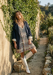 Willa Ruffled Patchwork Dress - Westly