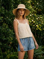 Willa Sleeveless Eyelet Tank - Westly